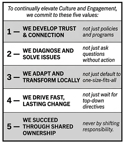 The ACE Manifest Values